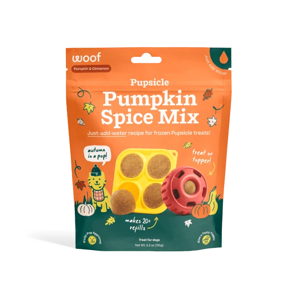 Pumpkin Spice Pupsicle Mix for Dogs With 16+ Large Pops