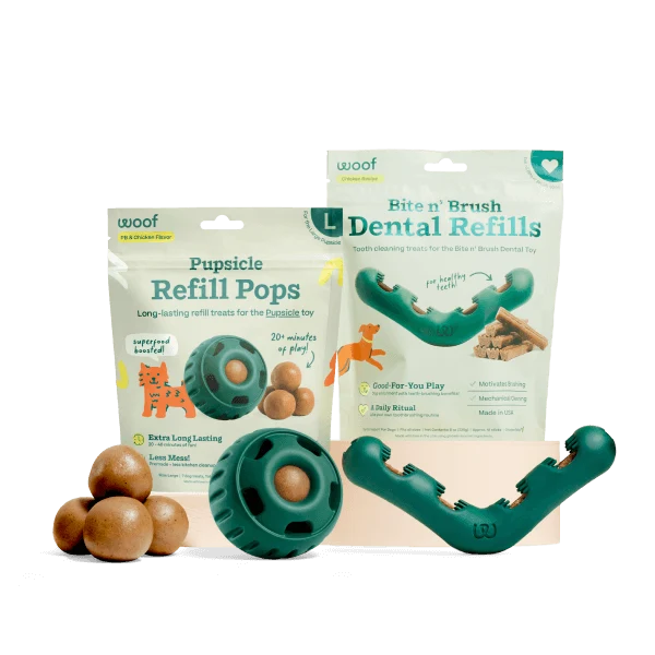 The Dental Play Pack: Pupsicle, DIY Treat Tray and Refill Treats Bundle