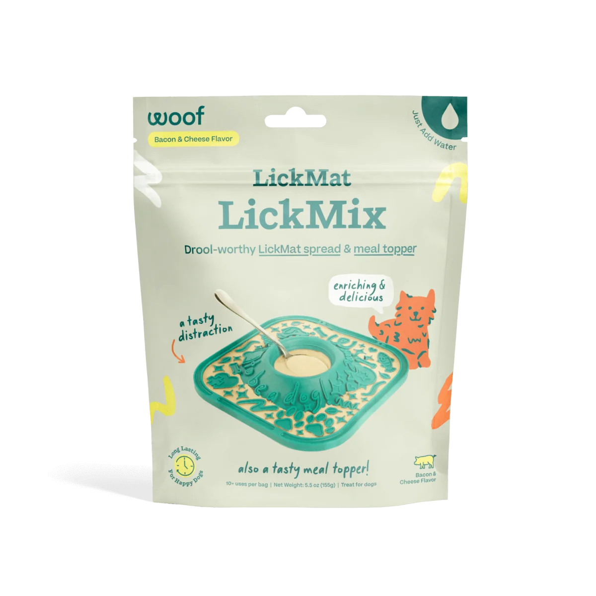 Bacon & Cheese LickMix for Dog Lick Mats