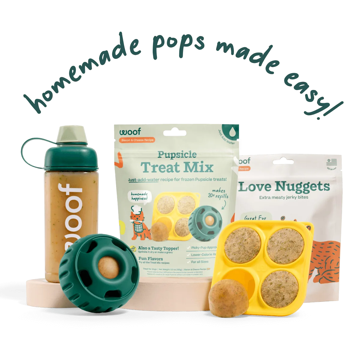 Pupsicle Mix Başlangıç Seti, Ödül Tepsisi ve Mix ile